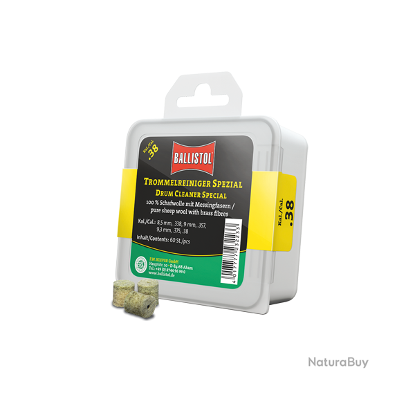 Nettoyant pour tambour en feutre Ballistol sp�cial - Ref 33758-10 - Accessoire arme qualit� pro