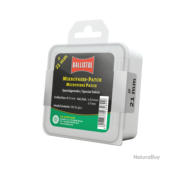 Patch en microfibre - Ref 33761-01 - Accessoire arme qualit� pro