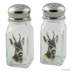Sali&egrave;re et poivrier - Ref 21123-04 - Cadeau th&egrave;me chasse