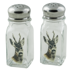 Sali&egrave;re et poivrier - Ref 21123-04 - Cadeau th&egrave;me chasse