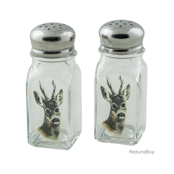 Sali�re et poivrier - Ref 21123-04 - Cadeau th�me chasse
