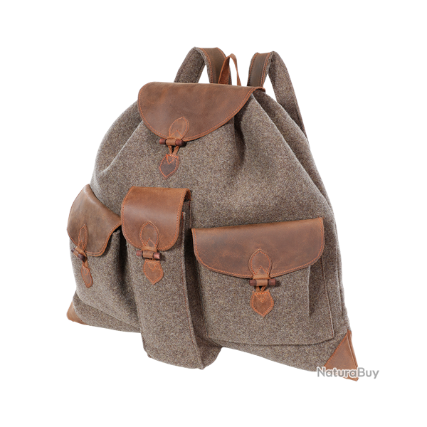 Sac � dos de chasse silencieux en feutre de laine - Ref 32210-40 - �quipement chasse robuste