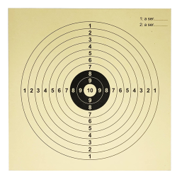 100 Cibles pour carabine &agrave; air comprim&eacute; - Ref 33341-32 - &Eacute;quipement tir sportif