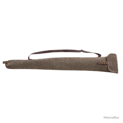 &Egrave;tui de fusil de chasse en feutre de laine avec cuir - Ref 32253-61 - Accessoire arme qualit&eacute; pro