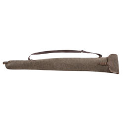&Egrave;tui de fusil de chasse en feutre de laine avec cuir - Ref 32253-61 - Accessoire arme qualit&eacute; pro