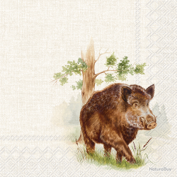 Serviettes en papier - Ref 19200-34 - Cadeau th&egrave;me chasse