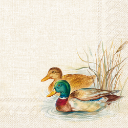 Serviettes en papier - Ref 19200-35 - Cadeau th&egrave;me chasse
