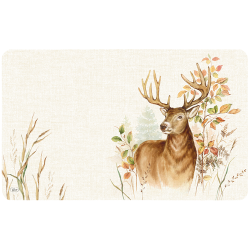 Planche de petit-d&eacute;jeuner Deer - Ref 34401-04 - Cadeau th&egrave;me chasse