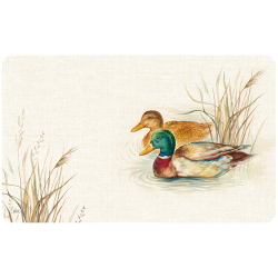 Planche de petit-d&eacute;jeuner Canard - Ref 34401-06 - Cadeau th&egrave;me chasse
