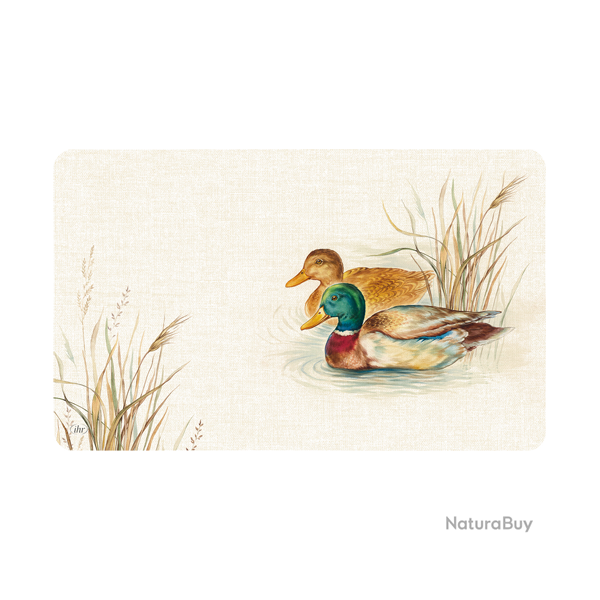 Planche de petit-d�jeuner Canard - Ref 34401-06 - Cadeau th�me chasse