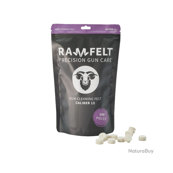 100 Nettoyeurs de feutre Ramfelt - Ref 33781-01 - Accessoire arme qualit� pro