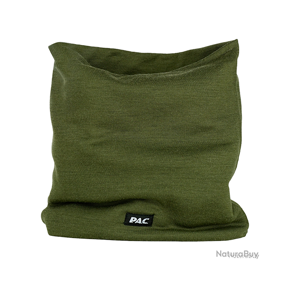 P.A.C. Neckwear Merino Snood Olive - Ref 28326-01 - Habillement chasse et tradition
