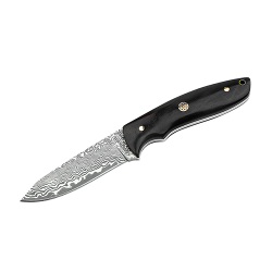 B&Ouml;KER Magnum Vernery Damast - Ref 23255-34 - Coutellerie de chasse premium