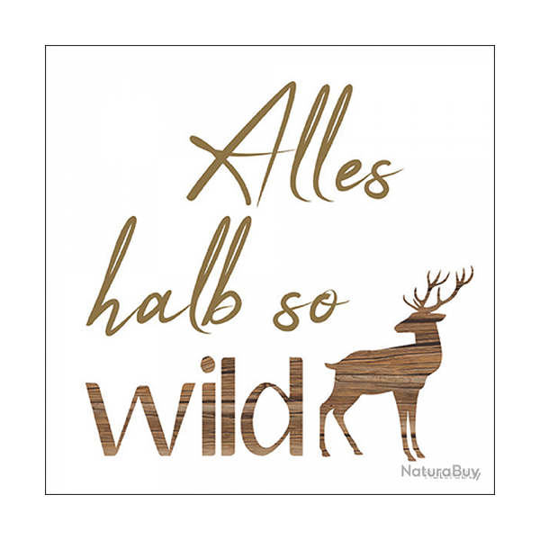Serviettes en papier - Ref 19200-26 - Cadeau th�me chasse