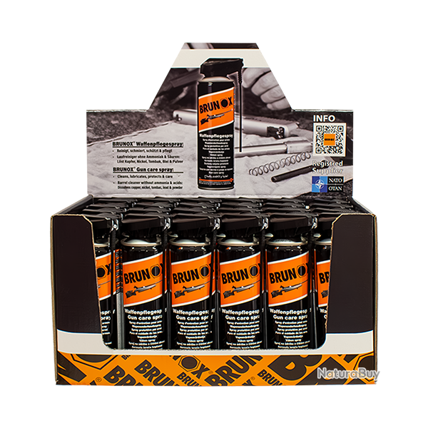 Brunox Display Turbo-Spray� POWER-CLICK - Ref 33514-05 - Accessoire arme qualit� pro