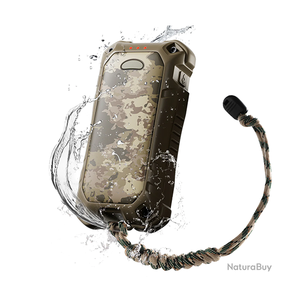 Chauffe-mains rechargeable/Batterie externe/Lampe de poche - Ref 33329-29