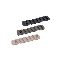 DLG Tactical Segment de rail M-LOK polym&egrave;re 7 fentes - Ref DLG-111 - Accessoire arme qualit&eacute; pro