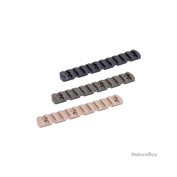 DLG Tactical Segment de rail polym�re M-LOK � 11 fentes - Ref DLG-113 - Accessoire arme qualit� pro