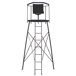Mirador autoportant avec rambarde - Ref 33315-35 - Am&eacute;nagement territoire chasse