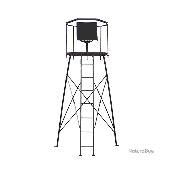 Mirador autoportant avec rambarde - Ref 33315-35 - Am�nagement territoire chasse