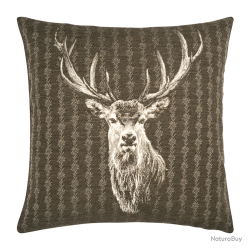 Housse de Coussin Urban Olive - Ref 26103-24 - Cadeau th&egrave;me chasse