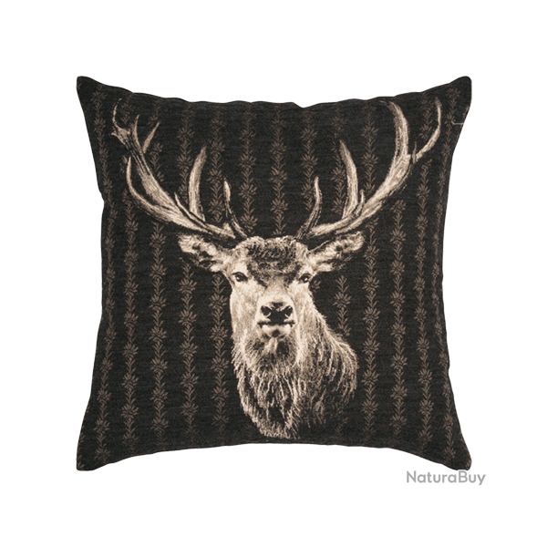Housse de Coussin Urban Gris - Ref 26103-25 - Cadeau th�me chasse