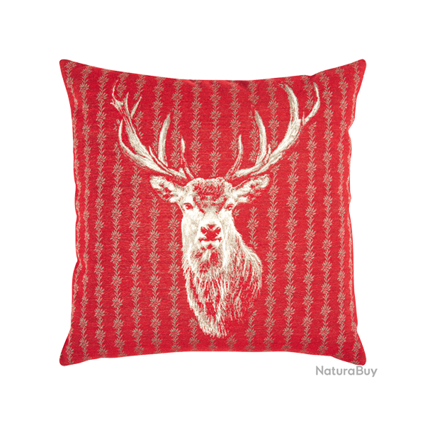 Housse de Coussin Urban Rouge - Ref 26103-27 - Cadeau th�me chasse