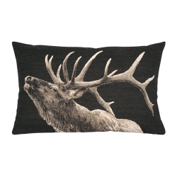 Housse de Coussin Urban Gris - Ref 26103-29 - Cadeau th&egrave;me chasse