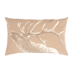 Housse de Coussin Urban Beige - Ref 26103-30 - Cadeau th&egrave;me chasse