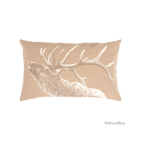 Housse de Coussin Urban Beige - Ref 26103-30 - Cadeau th�me chasse