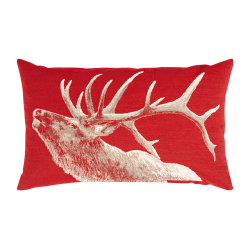 Housse de Coussin Urban Rouge - Ref 26103-31 - Cadeau th&egrave;me chasse