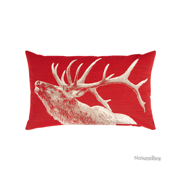 Housse de Coussin Urban Rouge - Ref 26103-31 - Cadeau th�me chasse