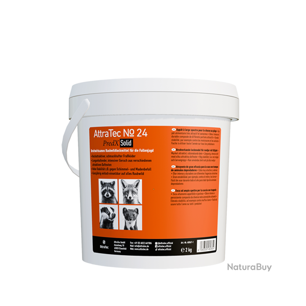 AttraTec No 24 PredX Solide - 2 kg - Ref 33800-22 - Am�nagement territoire chasse