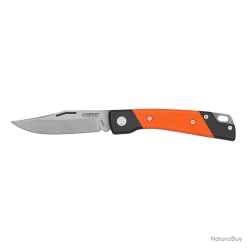 Couteau de chasse Luc Orange - Ref 23254-24 - Coutellerie de chasse premium