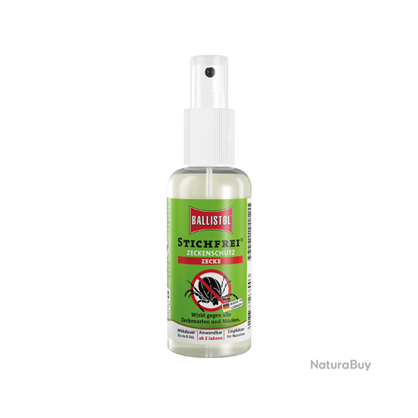 Ballistol Stichfrei� R�pulsif contre les tiques - Ref 33506-17 - �quipement chasse robuste