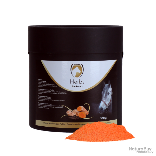 Excellent Horse Herbs Turmeric - Ref EPPL019 - EAN 8716759612105 - Livraison rapide