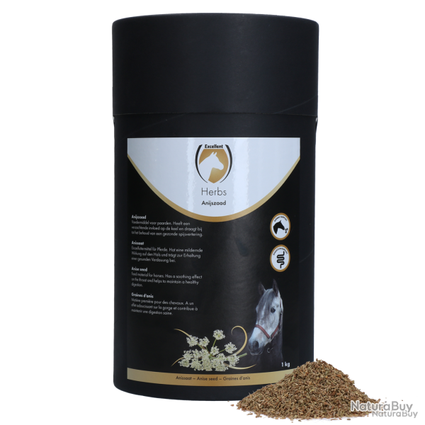 Excellent Horse Herbs Aniseed - Ref HERB011 - EAN 8716759602595 - Livraison rapide