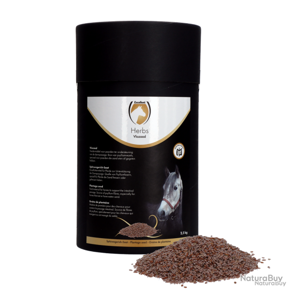 Excellent Horse Herbs Plantago Seed - Ref HERB026A2 - EAN 8716759644823 - Livraison rapide