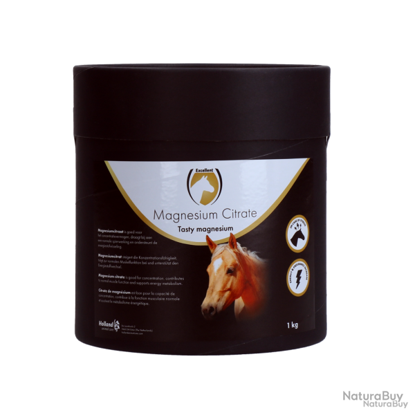 Excellent Horse Magnesium Citrate - Ref HIPPO0001BL7E - EAN 8716759601550 - Livraison rapide