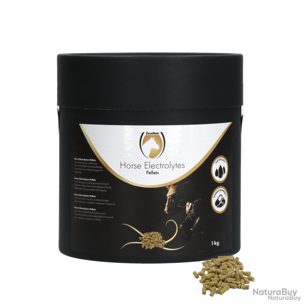 Excellent Horse Electrolytes Pellets - Ref HORS01003E - EAN 8716759601857 - Livraison rapide