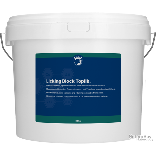 Excellent Lick Bucket Toplik (cattle/heifers) - Ref LIKB002 - EAN 8716759442504 - Livraison rapide