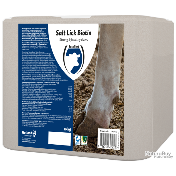 Excellent Salt Lick Biotin - Ref LIKS0015 - EAN 8716759605633 - Livraison rapide