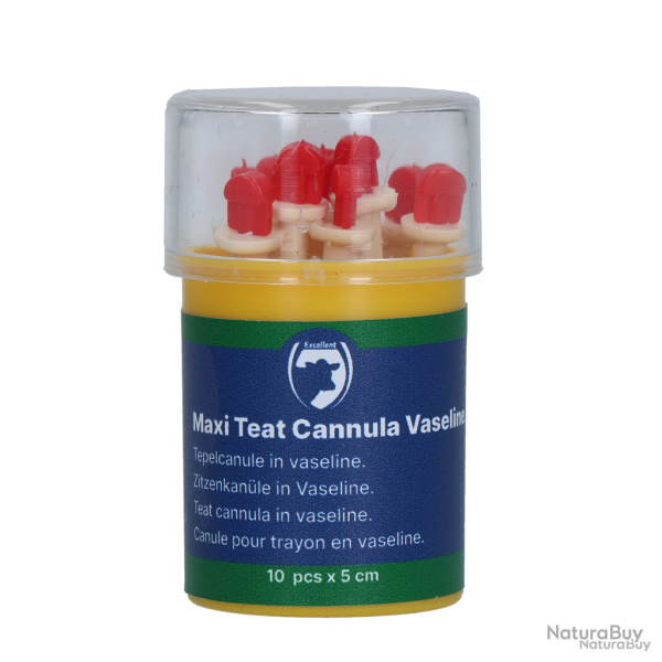 Excellent Maxi Teat Cannula Vaseline 50 mm - Ref TEPE0003P - EAN 8716759551541 - Livraison rapide