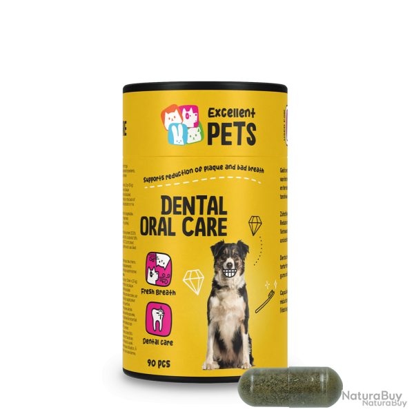 Excellent Pets Dental Oral Care Capsules - Ref DENT017 - EAN 8716759567634 - Livraison rapide