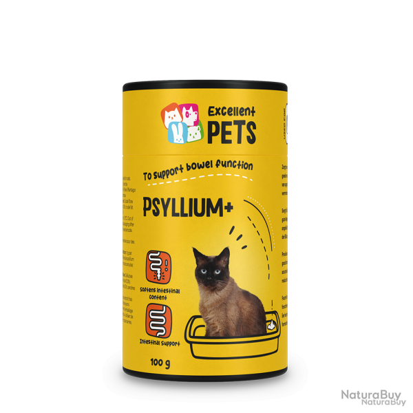 Excellent Pets Cat Psyllium+ - Ref HEAL006 - EAN 8716759541924 - Livraison rapide