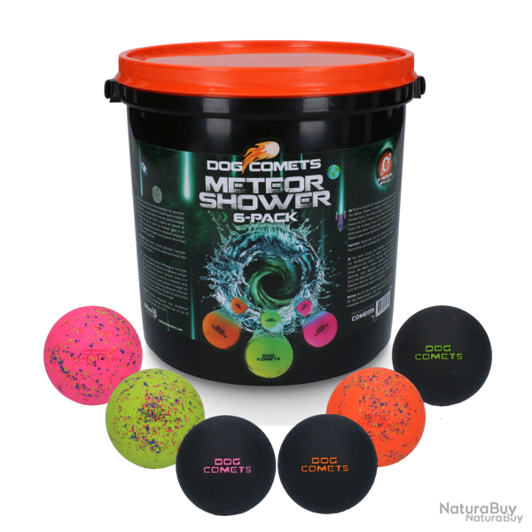 Dog Comets Meteor Shower (Bucket with 6 M Stardust balls) - Ref COME019 - EAN 8716759629325 - Livrai