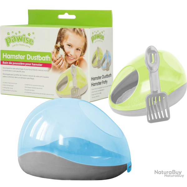Pawise Hamster Dustbath / Potty - Ref PAWI39031 - EAN 8886467590313 - Livraison rapide