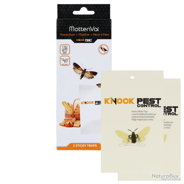 Knock Pest Pantry Moth Trap Flat - Ref KNOC00112 - EAN 8716759558175 - Livraison rapide