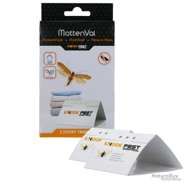 Knock Pest Clothes Moth Trap Delta - Ref KNOC00114 - EAN 8716759558670 - Livraison rapide
