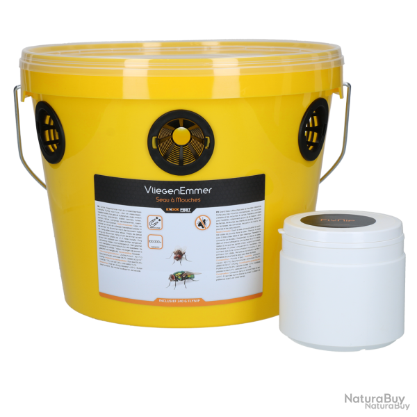 Knock Pest FlyNip FlyBucket (treat incl.) - Ref LIFA00118KD - EAN 8716759628748 - Livraison rapide